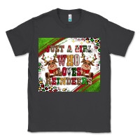 Smoke just a girl who loves reindeer Classic Tee - CowGirlArtShop