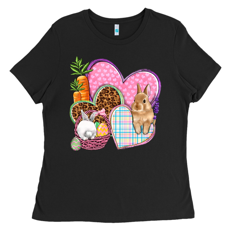 Easter Hearts Easter Day Ladies Tee by HowdyJamesFarm | Teevron