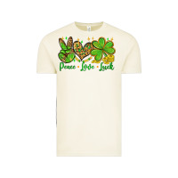 Vintage Arctic St. Patrick's Day Peace love luck Vintage Tee - OliviaCreatesArt