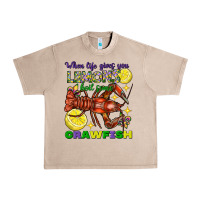 French Oak When life gives you lemons boil some crawfish Urban Heavy Tee - FaDigitalArtStudio