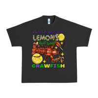 Pigment Black When life gives you lemons boil some crawfish Urban Heavy Tee - FaDigitalArtStudio