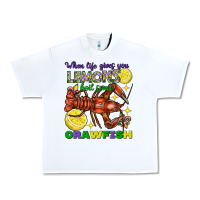 When Life Gives You Lemons Boil Some Crawfish Urban Heavy Tee | Teevron