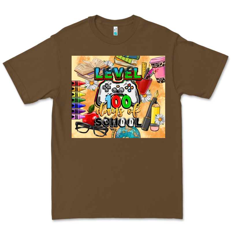 Level 100 Days Of School Premium Tee by CowGirlArtShop | Teevron