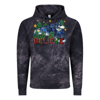Cloud Black believe polar express christmas trees Vintage Hoodie - FaDigitalArtStudio