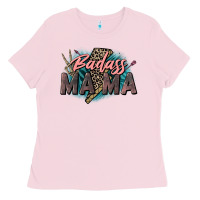 Bubblegum Pink Badass Mama Mother's Day png sublimation design do Ladies Tee - CowGirlArtShop