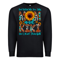 Black god gifted me two titles mom and kiki and i rock t Premium Sweatshirt - JahusDesignShop