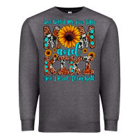 Charcoal Heather god gifted me two titles mom and kiki and i rock t Premium Sweatshirt - JahusDesignShop