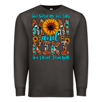 Smoke god gifted me two titles mom and kiki and i rock t Premium Sweatshirt - JahusDesignShop