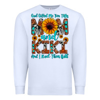 White god gifted me two titles mom and kiki and i rock t Premium Sweatshirt - JahusDesignShop