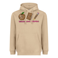 Mushroom teach love inspire leopard Heavyweight Hoodie - AdoDesignShop