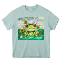 Arona frog with sunflower Heavy Core Tee - TumblerDesignByShophia