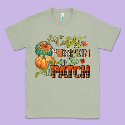 Cutest Pumpkin In The Patch Classic Tee Designed By Cowgirlartshop