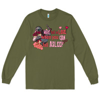 Sloth Why Fall In Love When You Can Fall Asleep Long Sleeve Tee | Teevron