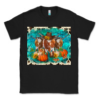 Black fall longhorn cows Classic Tee - RanaPortraitStore