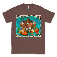 Chestnut fall longhorn cows Classic Tee - RanaPortraitStore