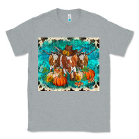 Heather Grey fall longhorn cows Classic Tee - RanaPortraitStore