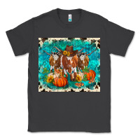 Smoke fall longhorn cows Classic Tee - RanaPortraitStore