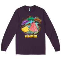 Plum sweet summer watermelon pineapple fruits Long Sleeve Tee - RanaPortraitStore