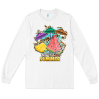White sweet summer watermelon pineapple fruits Long Sleeve Tee - RanaPortraitStore