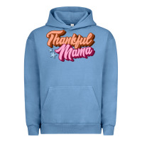 Pigment Pebble Blue thankful mama Urban Hoodie - JahusDesignShop