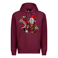 Burgundy Love Gnome Premium Hoodie - SublimationCraftShop
