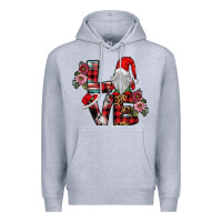 Heather Grey Love Gnome Premium Hoodie - SublimationCraftShop