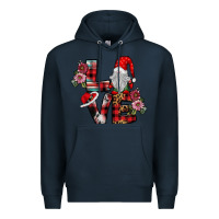 Navy Love Gnome Premium Hoodie - SublimationCraftShop