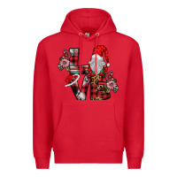 Red Love Gnome Premium Hoodie - SublimationCraftShop
