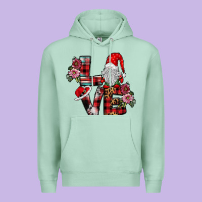 Love Gnome Premium Hoodie Designed By Sublimationcraftshop