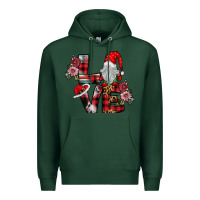 Sports Green Love Gnome Premium Hoodie - SublimationCraftShop