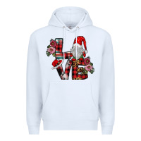 White Love Gnome Premium Hoodie - SublimationCraftShop