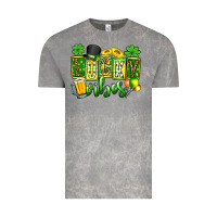 Cloud Rock St. Patrick's Lucky vibes Vintage Tee - OliviaCreatesArt