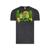 Vintage Black St. Patrick's Lucky vibes Vintage Tee - OliviaCreatesArt