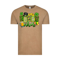 Vintage Coffee St. Patrick's Lucky vibes Vintage Tee - OliviaCreatesArt