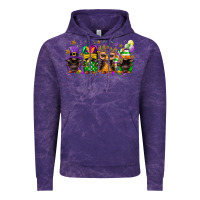 Cloud Purple mardi gras afro gnomies Vintage Hoodie - FaDigitalArtStudio
