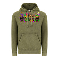 Vintage Olive mardi gras afro gnomies Vintage Hoodie - FaDigitalArtStudio