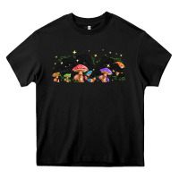 Black magic mushroom Heavy Core Tee - TumblerDesignByShophia