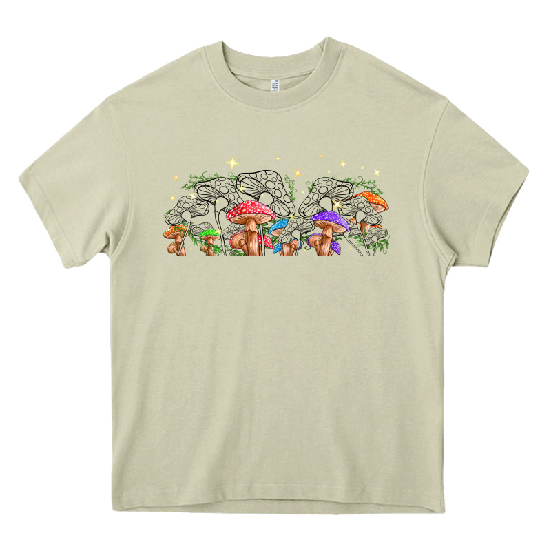 Magic Mushroom Heavy Core Tee by TumblerDesignByShophia | Teevron