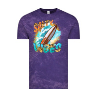 Cloud Purple Salty vibes Vintage Tee - FaDigitalArtStudio