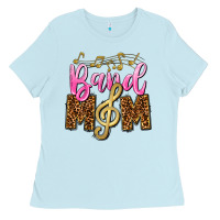 Baby Blue Band Mom Mother's Day Ladies Tee - CowGirlArtShop