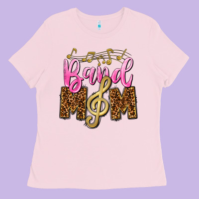 Band Mom Mother's Day Ladies Tee Designed By Cowgirlartshop