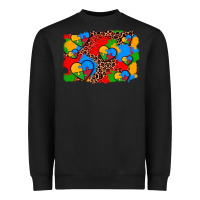 Black autism heart background Heavyweight Sweatshirt - AdoDesignShop