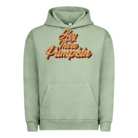 Pigment Oil Green hey there pumpkin Urban Hoodie - JahusDesignShop