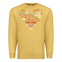 Antique Gold mental health matters Premium Sweatshirt - JahusDesignShop