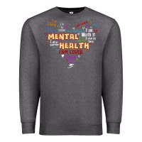 Charcoal Heather mental health matters Premium Sweatshirt - JahusDesignShop