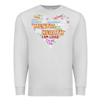 Dove Grey mental health matters Premium Sweatshirt - JahusDesignShop