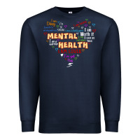 Navy mental health matters Premium Sweatshirt - JahusDesignShop