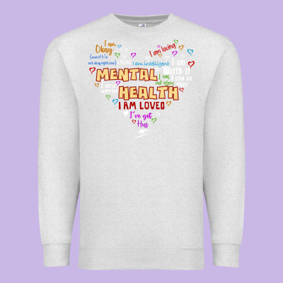 Mental Health Matters Premium Sweatshirt Designed By Jahusdesignshop