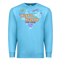 Ocean Blue mental health matters Premium Sweatshirt - JahusDesignShop