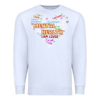 White mental health matters Premium Sweatshirt - JahusDesignShop